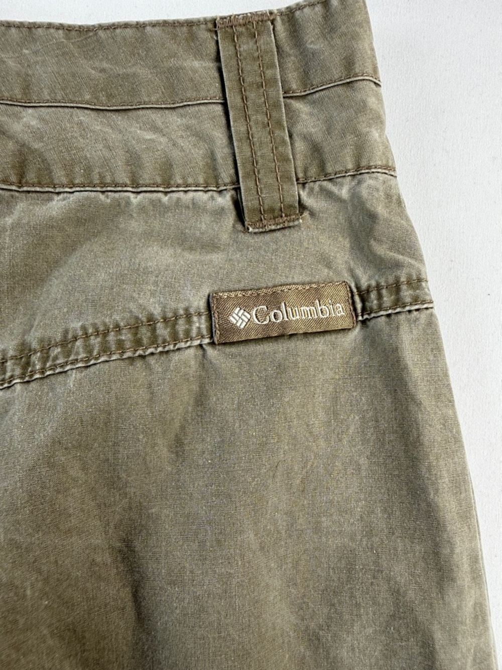 Columbia Olive Utility Pencil Skirt with Zip Pockets - Picture 5 of 6